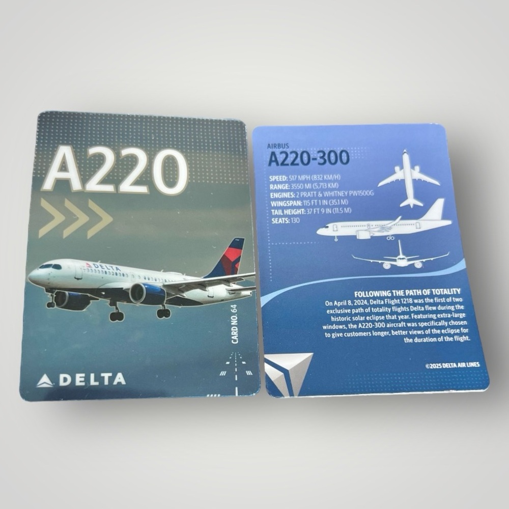 Sale! Delta Air Lines 2025 March Collectible Set Of 7 Pilot Trading Cards, New - Picture 10 of 16